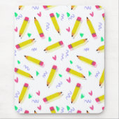 Tapis De Souris Enseignant d'art préscolaire bon fin d'année Ensei (Devant)