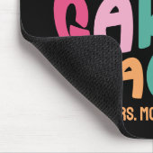 Tapis De Souris Enseignant de jardin d'enfants Texte coloré (Coin)