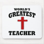 Tapis De Souris Enseignant de l'école du dimanche (Devant)