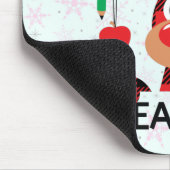 Tapis De Souris Enseignant de Noël Buffalo Plaid (Coin)