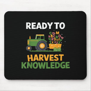 Tapis De Souris Enseignant de rentrée scolaire tracteur agricole a