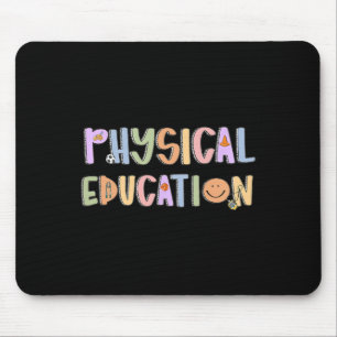 Tapis De Souris Enseignant d'éducation physique féminine Retour à