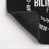 Tapis De Souris Enseignant D'Équipe Bilingue De Retour À L'École P (Coin)