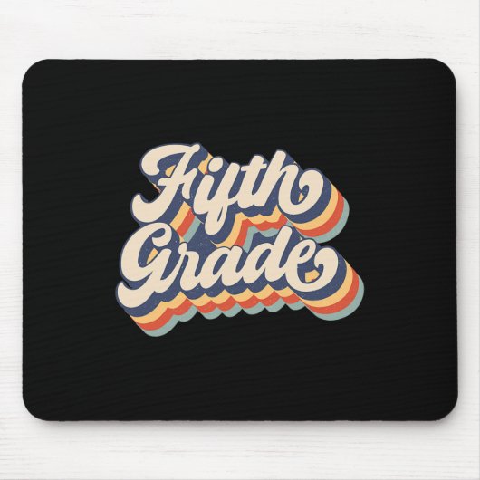 Tapis De Souris Enseignant et ampli de cinquième année du coucher (Devant)