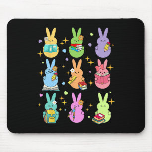 Tapis De Souris Enseignant Lapin de Pâques Joyeux Oeuf de Pâques S