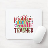 Tapis De Souris Enseignant Problème d'art Solveur Math Enseignant (Avec souris)