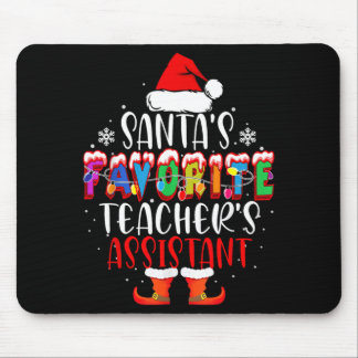 Tapis De Souris Enseignants préférés du Père Noël Noël drôle insta
