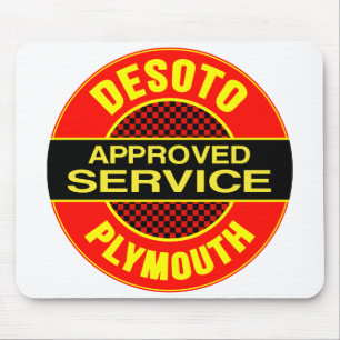 Tapis De Souris Enseigne de service DeSoto vintage