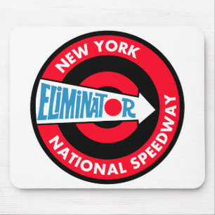 Tapis De Souris Enseigne vintage du New York National Speedway