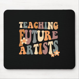 Tapis De Souris Enseignement des futurs artistes Professeur rétro