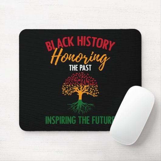 Tapis De Souris Enseignements Inspirants d'Histoire des Afro-Améri (Avec souris)