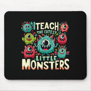 Tapis De Souris Enseigner aux petits monstres les plus mignons Hal