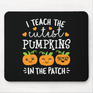 Tapis De Souris Enseigner Les Citrouilles Les Plus Cuttes Dans Le