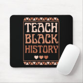 Tapis De Souris Enseigner l'histoire des Noirs Mois Africain-Améri (Avec souris)