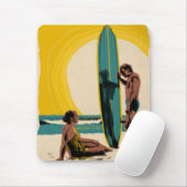 Tapis De Souris Ensemble à la Plage mousepad (Avec souris)
