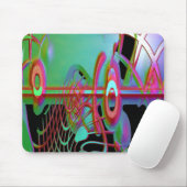 Tapis De Souris Ensemble Abstrait Mousepad (Avec souris)