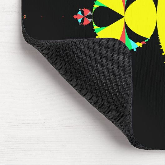Tapis De Souris Ensemble complet de mandelbrot pop art (Coin)