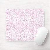 Tapis De Souris Ensemble de dossiers abstraits roses pour le burea (Avec souris)