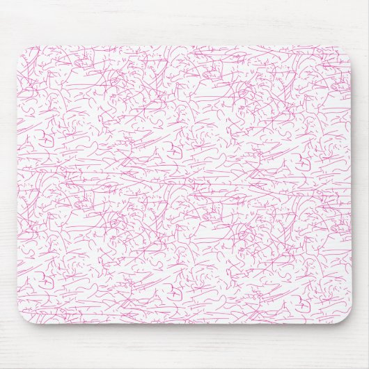 Tapis De Souris Ensemble de dossiers abstraits roses pour le burea (Devant)