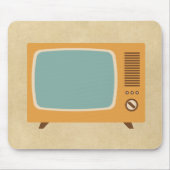 Tapis De Souris Ensemble de télévision rétro (Devant)