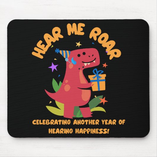 Tapis De Souris Entendez-moi rugir Cochlear Implant Audience Anniv (Devant)