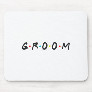 Tapis De Souris Enterrement de vie de garçon Jour de mariage Marié