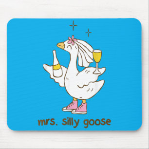Tapis De Souris Enterrement de vie de jeune fille de Mme Silly Goo