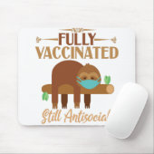 Tapis De Souris Entièrement Vacciné Toujours Antisocial Sleepy Slo (Avec souris)