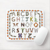 Tapis De Souris Entomologie Créatures de bogues et d'insectes (Avec souris)