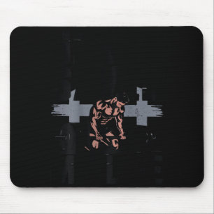 Tapis De Souris Entraînement chrétien Jésus-Christ a sauvé ma vie 