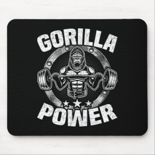 Tapis De Souris Entraînement de musculation avec force de gorille