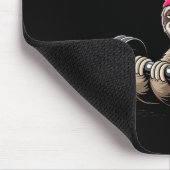 Tapis De Souris Entraînement drôle avec haltère de paresseux Battr (Coin)