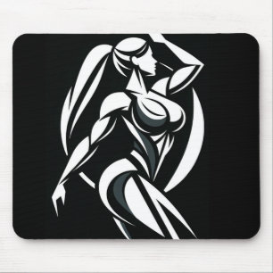 Tapis De Souris Entraînement Personnel de Fitness pour Femme Forte