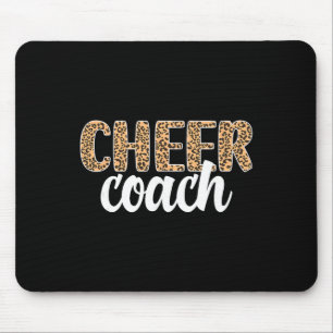 Tapis De Souris Entraîneur de Cheer Leopard Entraîneur de Cheerlea