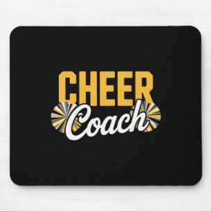 Tapis De Souris Entraîneur de Cheerleader Fort Fier Motivé Équipe 