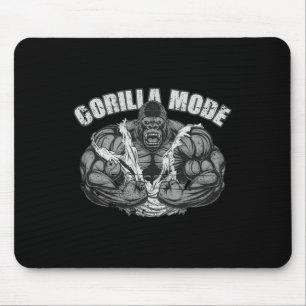Tapis De Souris Entraîneur de fitness singe en mode gorille musclé