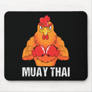 Tapis De Souris Entraîneur de kickboxing Thaïlande Coq Muay Thai