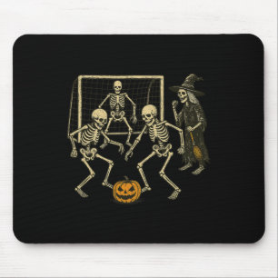 Tapis De Souris Entraîneur de sorcière de football de squelette d'