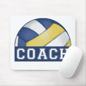Tapis De Souris Entraîneur de volley-ball Mousepad (Avec souris)