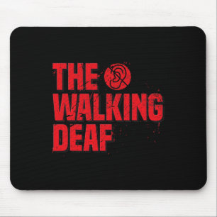 Tapis De Souris Entraîneur Langue des Signes Mens Sourds Cadeau De