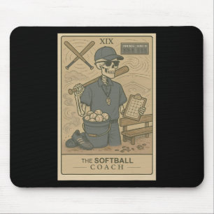 Tapis De Souris Entraîneur Softll Carte Tarot Squelette Jour de Sp