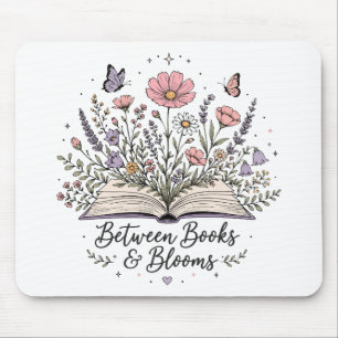 Tapis De Souris Entre les livres et les floraisons amoureux des li