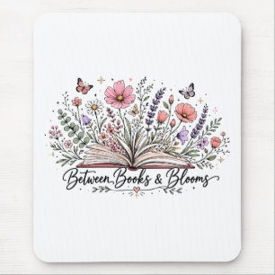 Tapis De Souris Entre les livres et les floraisons amoureux des li