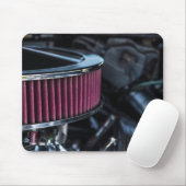 Tapis De Souris Entrée d'air chromée (Avec souris)