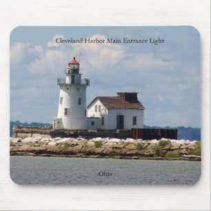 Tapis De Souris Entrée principale du port de Cleveland Mousepad lé