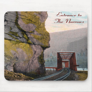 Tapis De Souris Entrée vers les étroits Mousepad