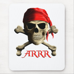 Tapis De Souris Entretien d'ARRR comme un jolly roger de pirate