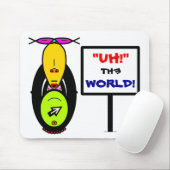 Tapis De Souris Environnement et mascotte de singe v1 (Avec souris)