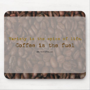 Tapis De Souris Envoyer le slogan Café - mousepad