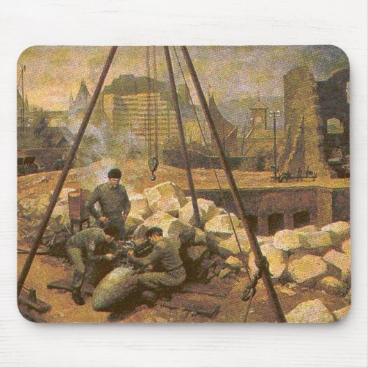 Tapis De Souris EOD creusant pour la bombe (Devant)